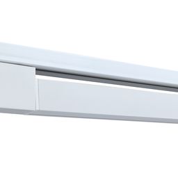 Белый линейный трековый светильник на однофазном треке