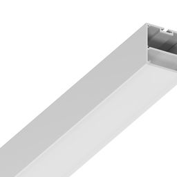 Подвесной/накладной алюминиевый профиль Design LED LS 5050, 2500 мм, белый, LS.5050-W-R