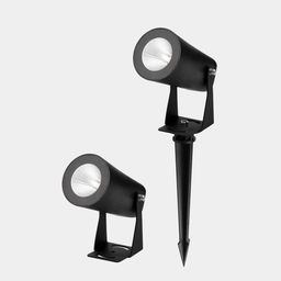 Ландшафтный прожектор на кронштейне и шипе, общий вид