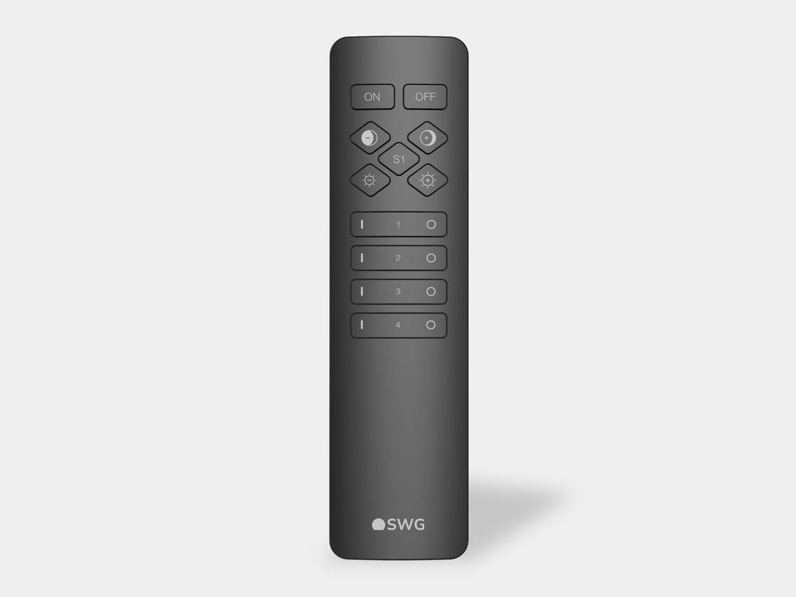 Черный кнопочный пульт SWG Quick Control, вид спереди