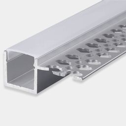 Встраиваемый алюминиевый профиль RC-3515 с экраном, сечение