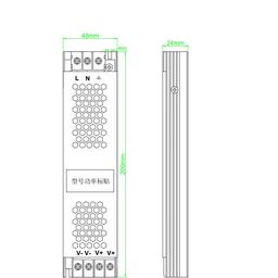 Блок питания для светодиодных лент 24 В, 100 Вт, IP20, ST-100-24