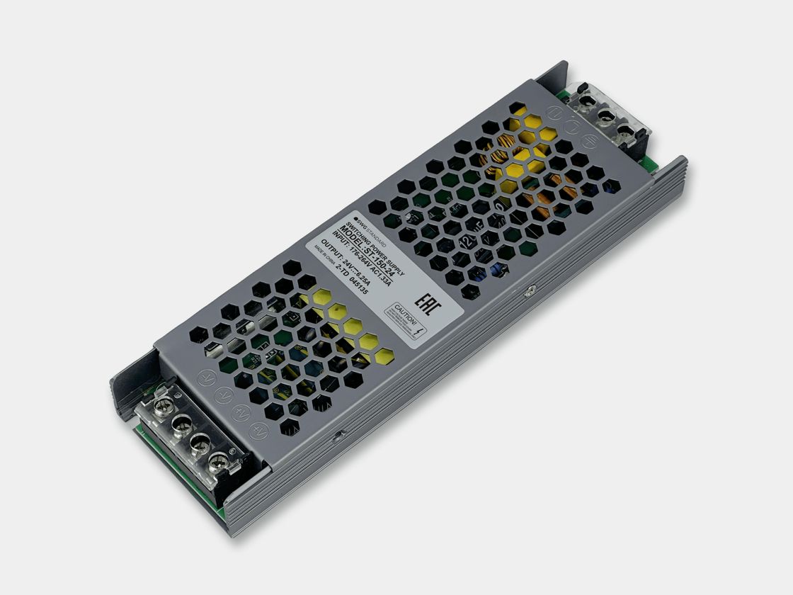 Открытый блок питания IP20 24В 150Вт, вид сверху