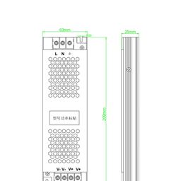 Блок питания для светодиодных лент 24 В, 150 Вт, IP20, ST-150-24