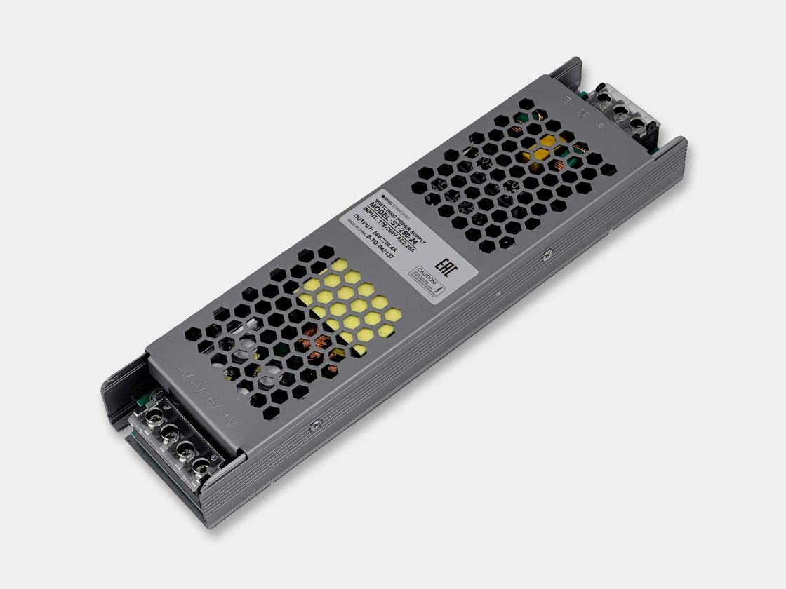 Открытый блок питания IP20 24В 250Вт, вид сверху