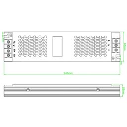 Блок питания для светодиодных лент 24 В, 250 Вт, IP20, ST-250-24