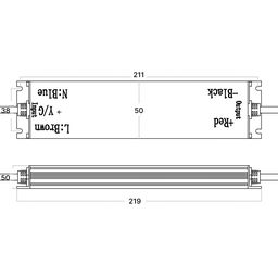 Блок питания для светодиодных лент 24 В, 100 Вт, IP67, MTPW2-100-24
