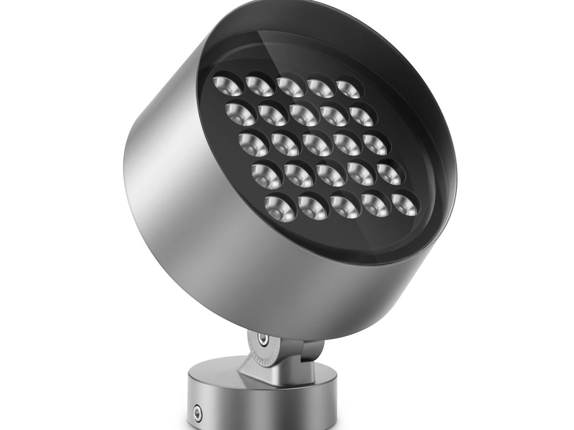 Уличный LED прожектор с многолинзовой оптикой, вид спереди