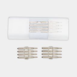 Прямой коннектор RGB неон 10×20 мм, контакты