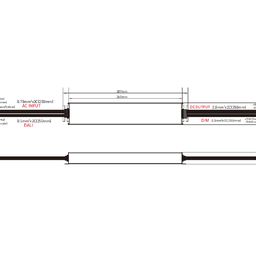 Диммируемый блок питания для светодиодных лент DALI DT6, 24 В, 200 Вт, IP67, DALI-DT6-200-24
