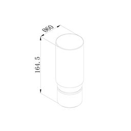 Ландшафтный светильник Факел 7 Вт, 24°, 220–240 В, 3000K (теплый белый), без опоры, IP65, GW-TCC-GR-6-WW