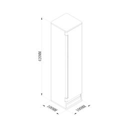 Розетка уличная влагозащищенная двойная IP65, 420 мм, GW-SC-GR