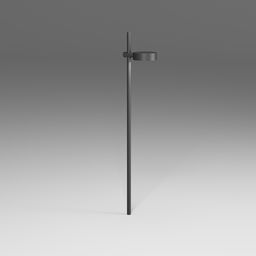 Светильник Око на вертикальной стойке, общий вид