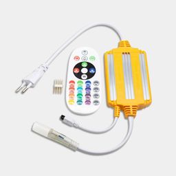 Комплект контроллера RGB: блок, пульт, кабели, разъём