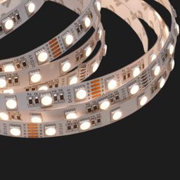 Светодиодная лента 5050, 60 LED/м, 19,2 Вт/м, 24В , IP20, Цвет: RGB + нейтральный белый, SWG560-24-19.2-RGB+NW
