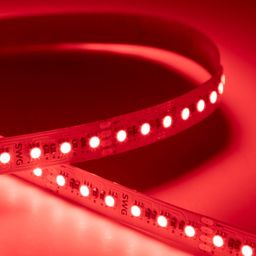 Светодиодная лента 2835 RGB, свечение красным цветом