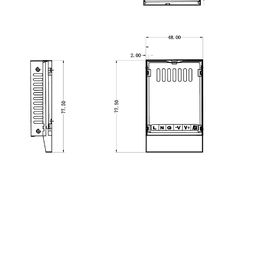 Блок питания для светодиодных лент 24V 100W, S-100-24-mini