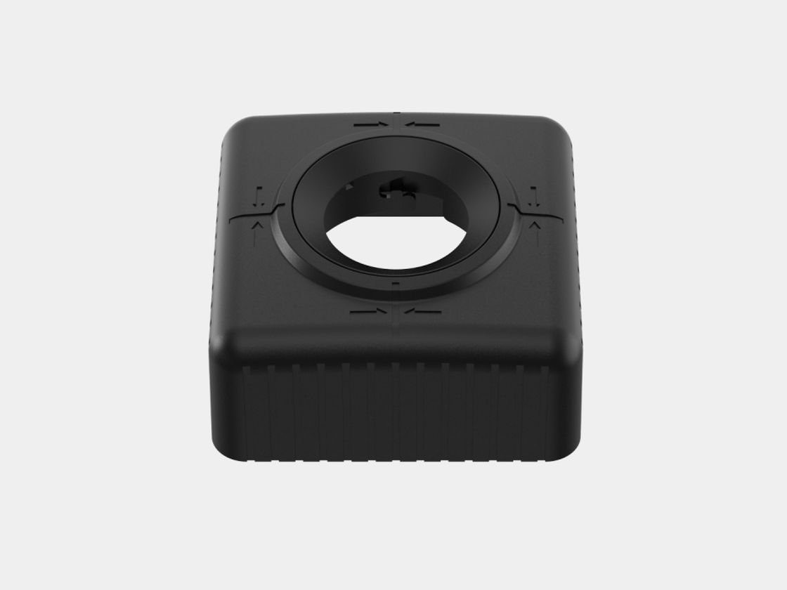 Черная закладная для натяжного потолка MR16 GU10