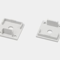 Комплект заглушек для профиля, вид снизу