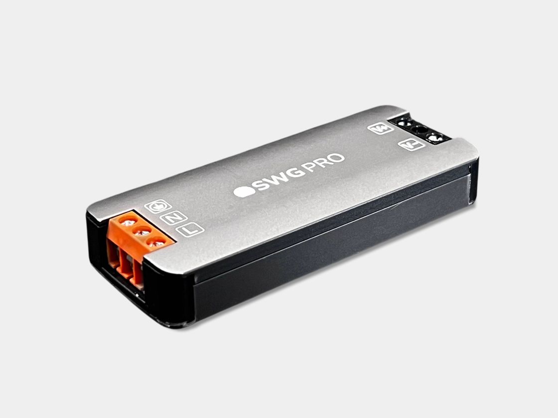 Блок питания SWG PRO Slim, клеммы подключения, ракурс сбоку