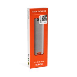 Блок питания Slim Evolution, 100Вт, 24В, IP20, 3 года гарантия, SE-100-24-mini