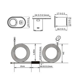 SR-Wind-Door, датчик сенсорный открытие-закрытие двери SR-Wind-Door 