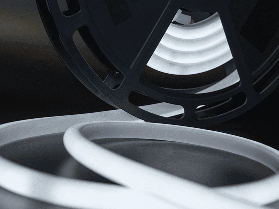 Светодиодная термолента на катушке, крупный план