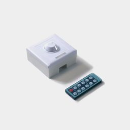 Комплект диммер и IR пульт, общий вид