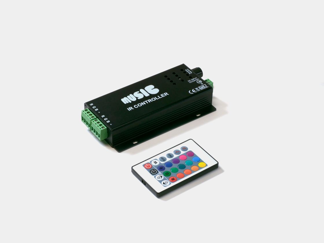 IR RGB контроллер Music в корпусе, пульт