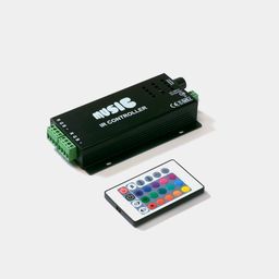 IR RGB контроллер Music в корпусе, пульт