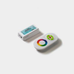 Комплект RGB контроллер и сенсорный пульт, общий вид