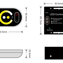 Контроллер для ленты RF-MIX-RS-12A