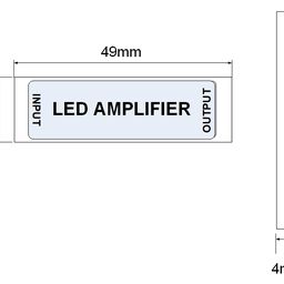 Одноканальный усилитель Mini 6A, AMP-DIM-6A