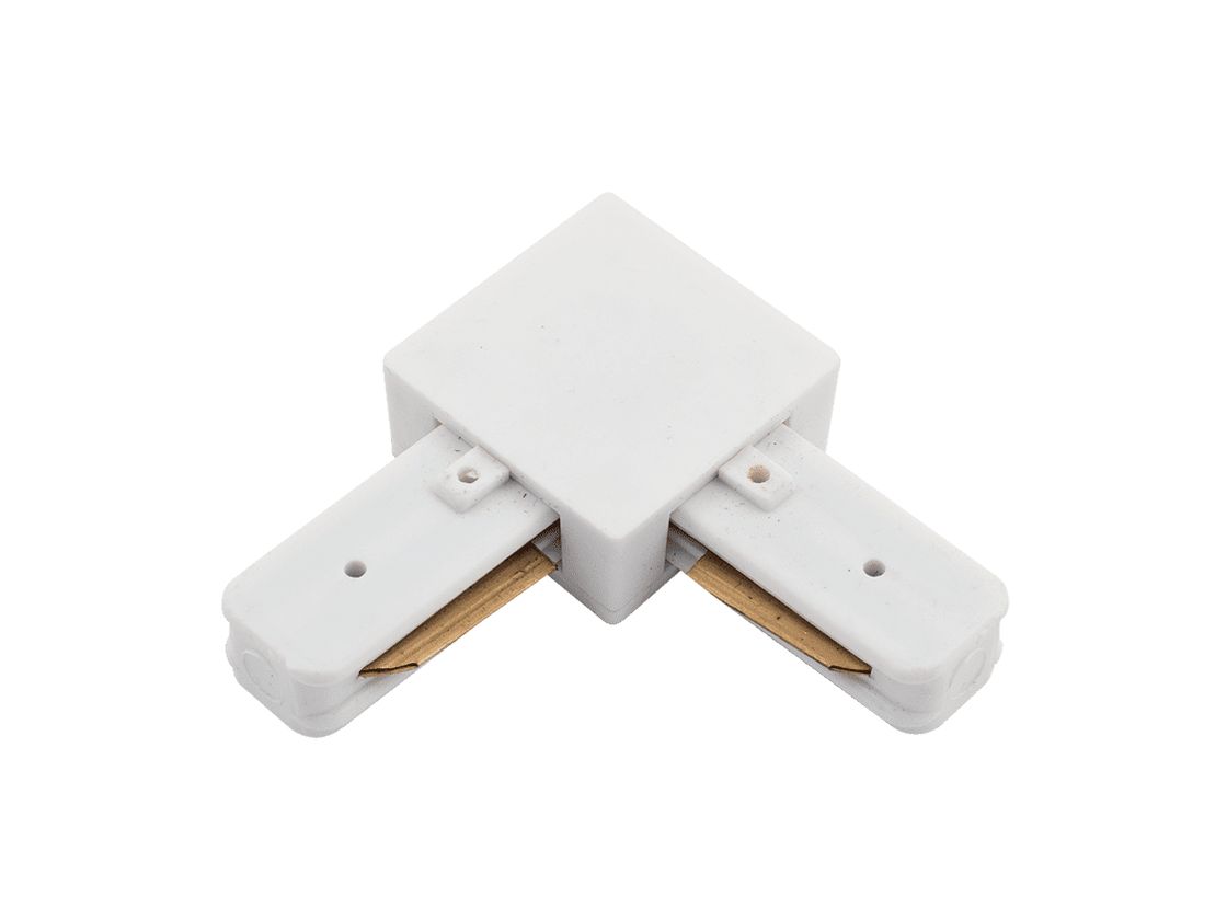 Угловой L коннектор для трековой системы, вид сбоку