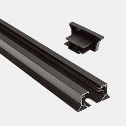 Шинопровод однофазный накладной черный, TR-BL-1.5