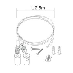 Подвес для однофазного трека, TR-SSP