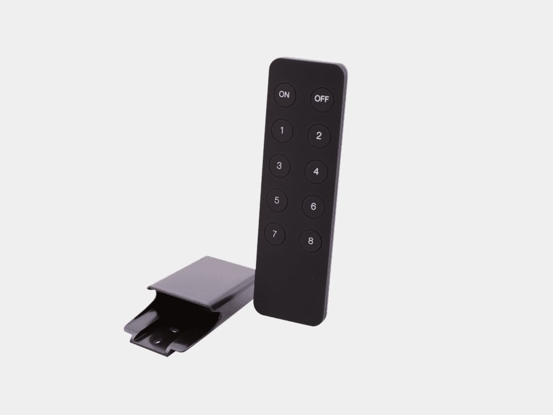 Черный кнопочный пульт EasyDim на 8 зон