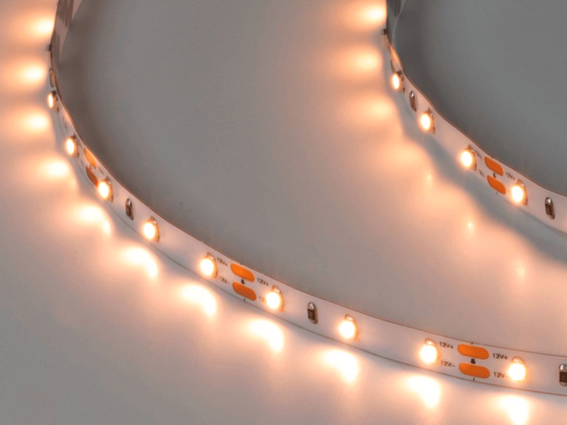 Светодиодная лента 4.8Вт 12В IP33 теплое свечение, DSG360-12-WW-33