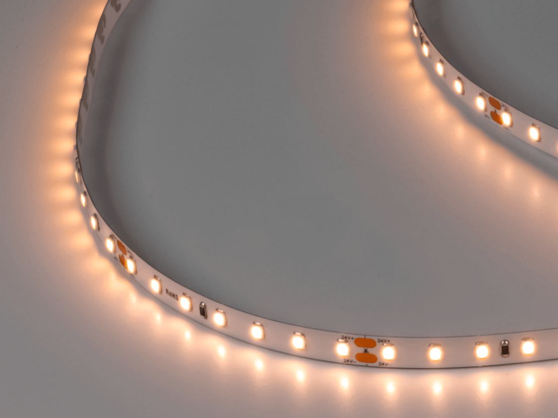 Светодиодная лента 10Вт 24В IP33 теплое свечение, DSG298-24-WW-33
