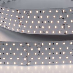 Лента светодиодная 5x DSG 2835 WW 350L-V24-IP33, 3000 K, 875 LED, 31W/m, 2500*58*2 mm, LUX