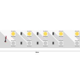 Лента светодиодная 2x DSG 5050 RGB+DW 120L-V24-IP33, RGB+DWhite, 600 LED, 28,8 W/m, LUX