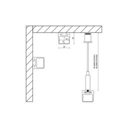 Алюминиевый профиль LS 1911K, вид сбоку
