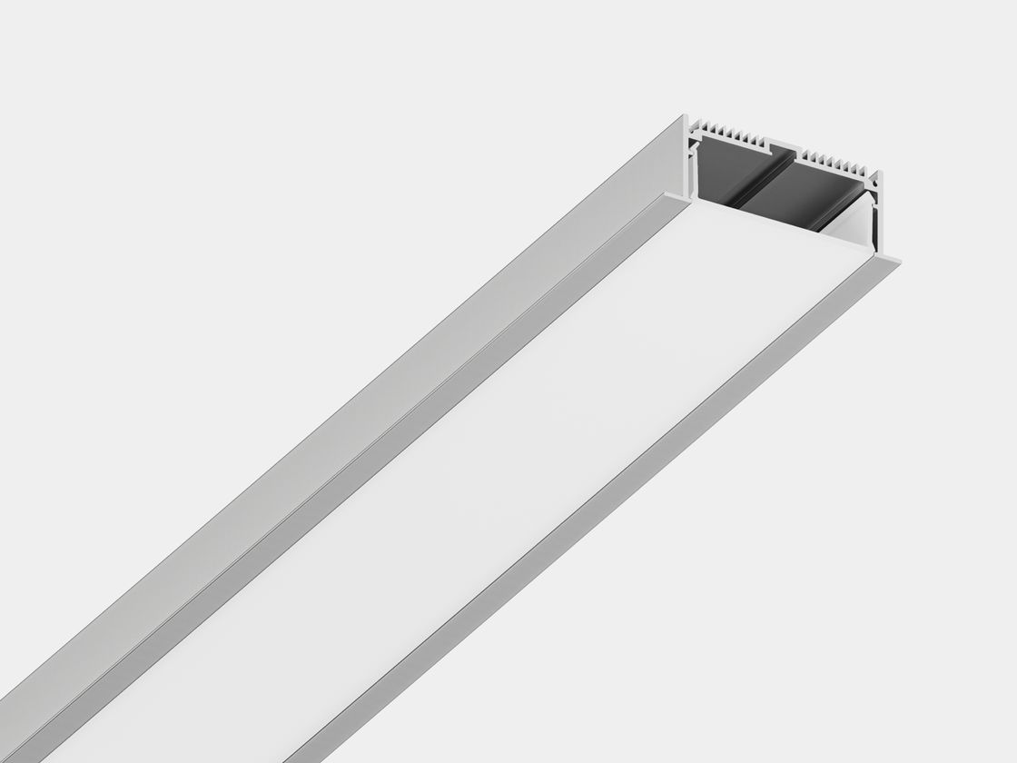 Встраиваемый профиль с экраном, вид под углом