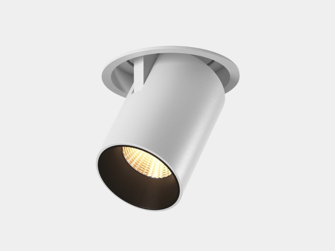 Встраиваемый светильник с выдвижным модулем, вид сбоку