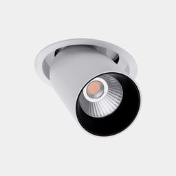 Поворотный встраиваемый светильник, наклонный ракурс корпуса