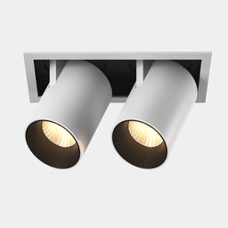 Встраиваемый LED светильник GL 7117-2/12W  двойной  12 W 3000K SPL-SQ2-12-WW