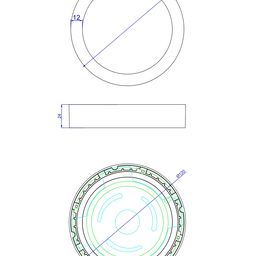 Светильник светодиодный потолочный накладной ультратонкий, серия KH, Белый, 9Вт, IP20, Нейтральный белый (4000К), KH-R120-9-NW