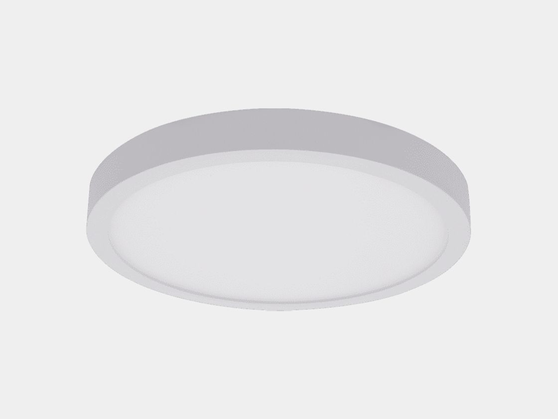 Круглый накладной светильник DesignLed белый, вид сверху