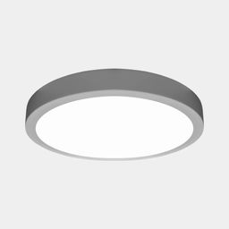 Круглый накладной светильник DesignLed, белый корпус, вид сбоку