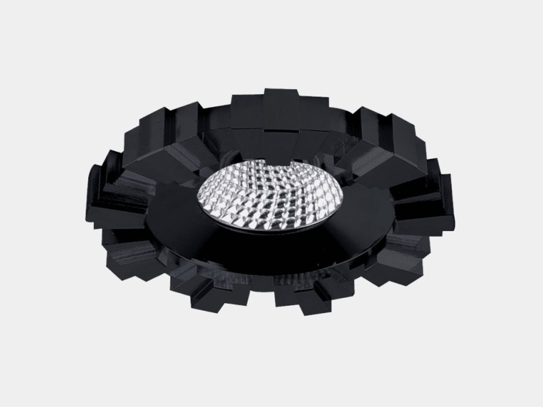 Встраиваемый светильник FUTUR черный, вид спереди